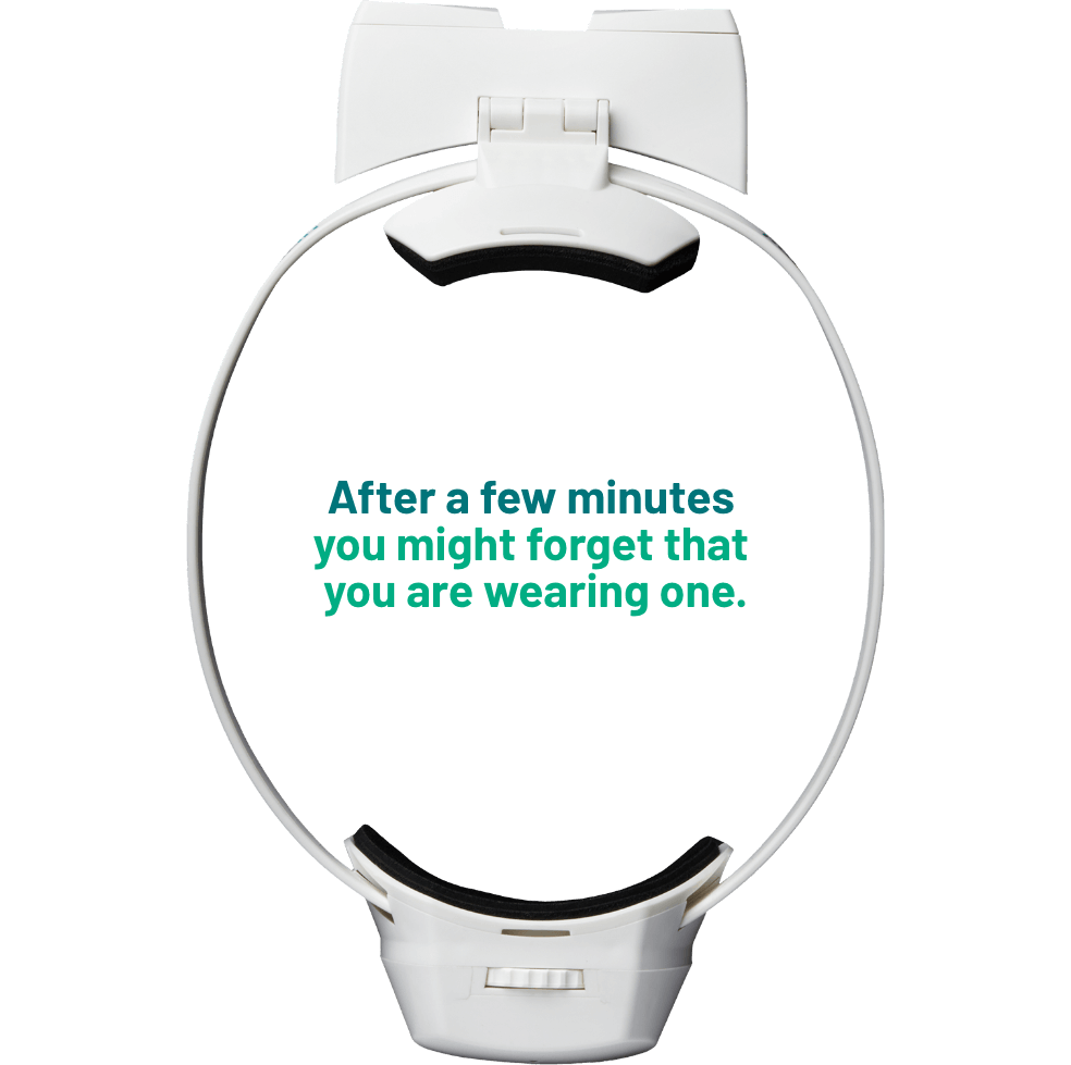 HMDmd CR3 Wearable Surgical Monitor Top View